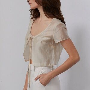 crescent sheer top 🏷️